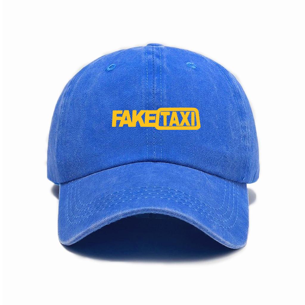 Simple trend fashion monochrome letter printing washed old soft top sunshade baseball cap unisex hat