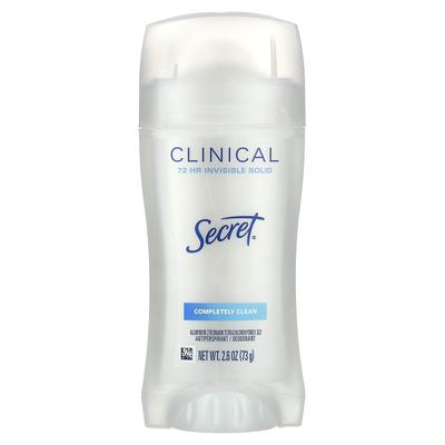 Klinisches 72-Stunden Invisible Solid Deodorant, Completely Clean, 73 g(2,6 Unzen)