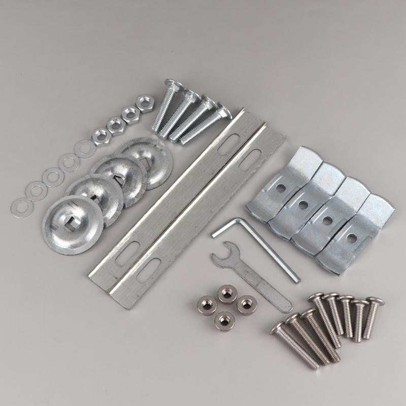 Trunk Spare Parts Upper Lower Covers Foot Hinges Backrest Stainless Steel Lock Sealing Reflective Sticker Tail Box Accessories