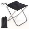 Outdoor Folding Stool Lightweight Heavy Duty Aluminum Alloy Oxford Cloth Camping Hunting Picnic Fishing Mini Collapsible Chair Seat