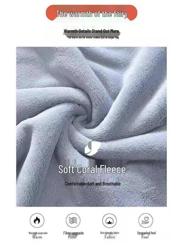 Women's Winter Coral Fleece Pajama Pants - Fleece-Lined, Thick, and Cozy Sleepwear