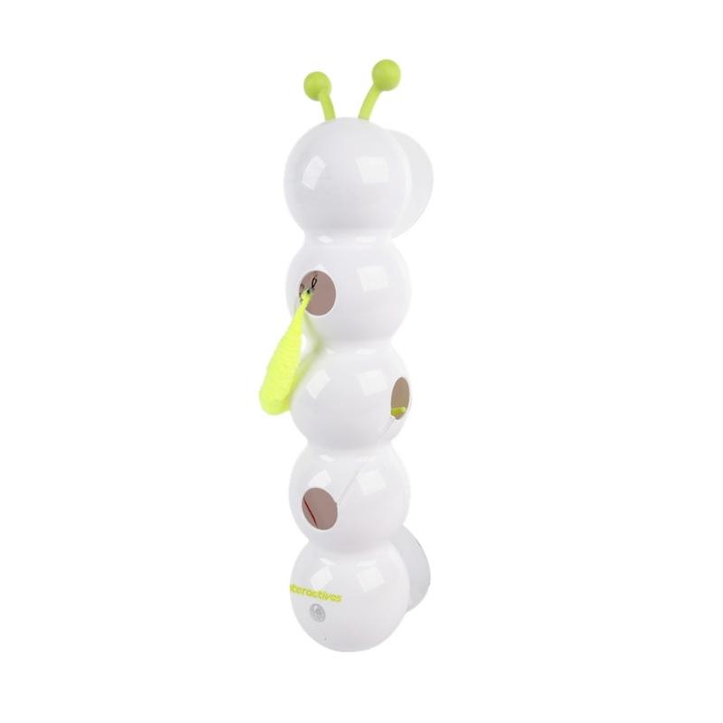 

Intelligent Interactive Cats Toy Motion Activated with Furry Tail Automatic Emerges from The Hole Teasing Cats Stick 1