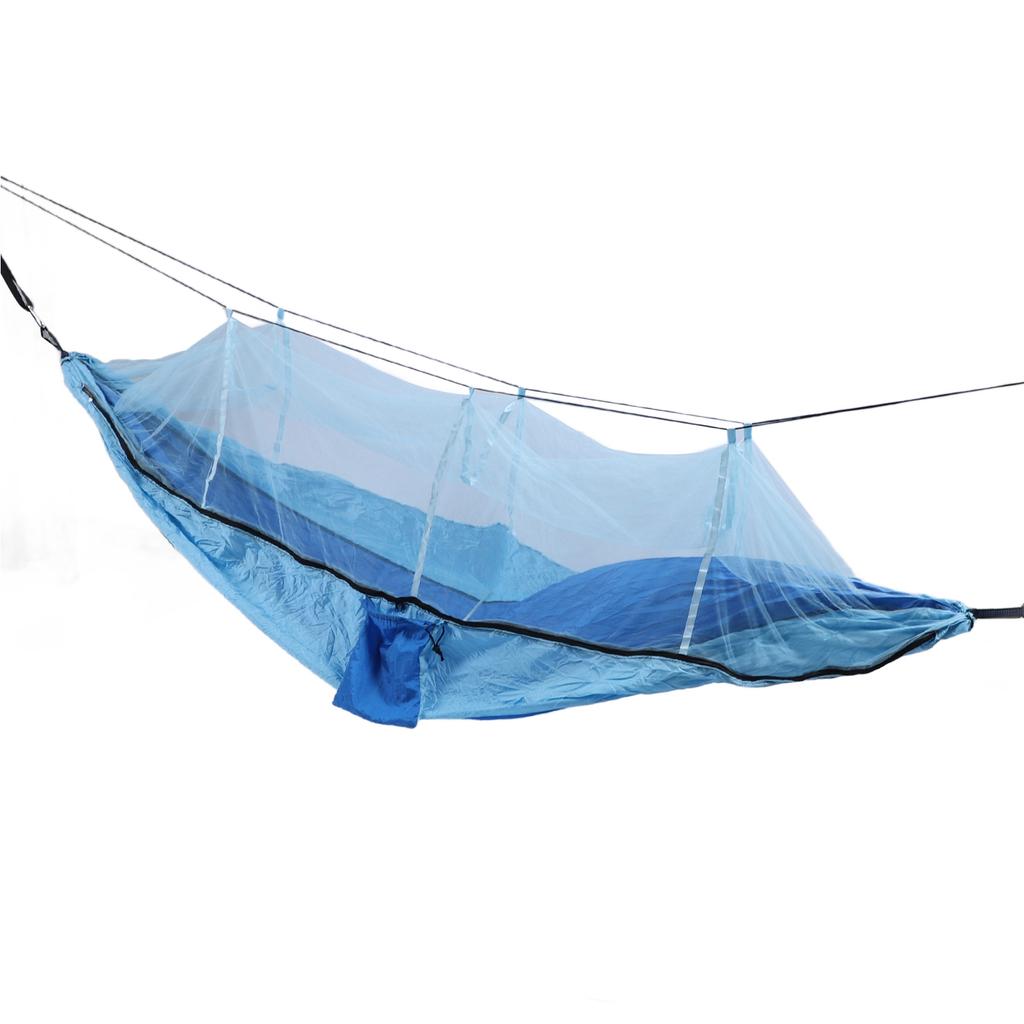 Outdoor Hammock 661lb Load Bearing Lightweight Portable Hammock with Net for Courtyard Camping Picnic