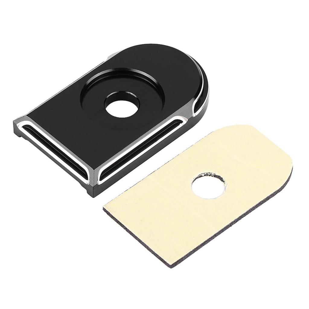 Černý hliníkový kryt šroubu šroubu na motocyklu zadního sedadla