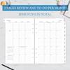 .com : 2026 Weekly & Monthly Planner Refill, A5 Medium Planner erts for 6 Holes, 5.5"x8.5", Jan. 2026 - Dec. 2026, 12 Monthly Calendars with