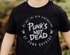 Punk's Not Dead Unisex Shirt, Punk Rock Kids T-Shirt for Cool Kids, New Generation Music Lover Shirt for Baby, Baby's First Concert Tshirt