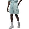 Jordan Flight Solid Color Comfortable Elastic Waist Drawstring Three-Quarter Casual Shorts Men Shorts Light-Blue FZ2136-368