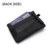 Rfid Credit Card Holder Men Wallets Luxury Nylon Slim Wallet Zipper Key Card Case Male Tactical Purse Coin Purse With Carabiner