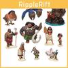 Charming 10pcs Moana Doll Collection Adorable Pvc Action Figures Perfect For Kids Gifts