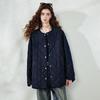 CHUYU Women's Faux Denim Goose Down Padded Jacket