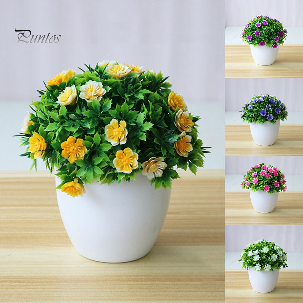 Home Decor Party Wedding Artificial Props 1pc Potted Flower Bonsai Stage Garden