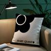 Fashion M-Mary-Q-Quant Pillow Case Safe Custom Photo Pillow, Anti-fade Brushed Fleece Cushion, Maternal & Infant Safe.