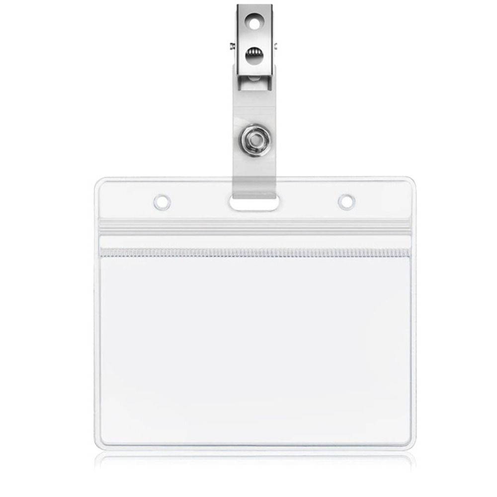 Transparent Business Card Holder PVC Bank ID Holders Waterproof ID Card Sleeve Boy Girls