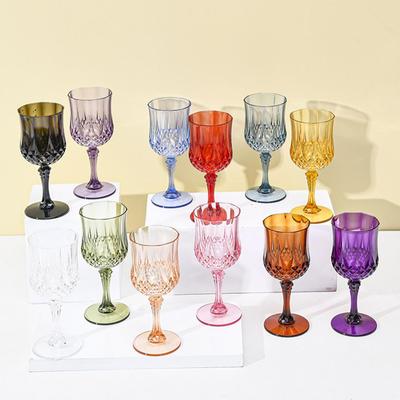 Acrylic Goblet Birthday Gift Home Decoration Portable Modern Drinkware for Restaurant Wedding Anniversary Hotel Home