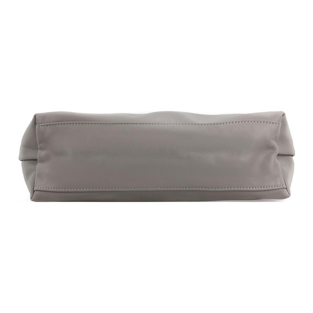 Longchamp Le Pliage Xtra 32 Snap Zipper Hobo Leather Crescent Bag Women Bags Dove-Grey 10189987P55