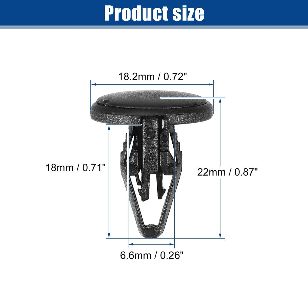ACROPIX Buick Bumper Cover Push Type Retainer Clips for Enclave 2002-2010 - Pack of 20