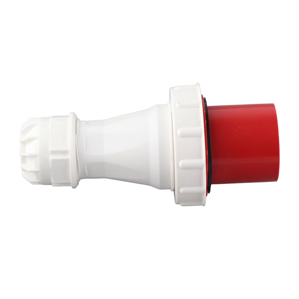 Industrial Socket CEE Aviation Connector IP67 Waterproof 5PIN 63A 220‑415V Red for Outdoor