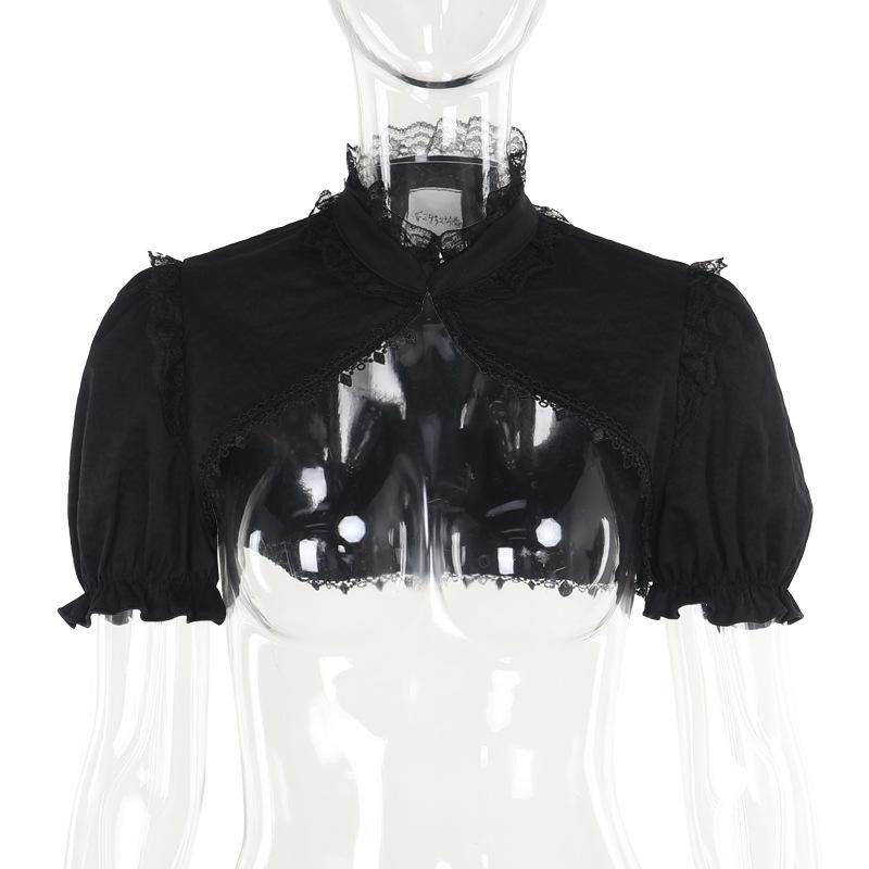 

Goth Dark Mall Gothic Emo Жаккардовые платья А-силуэта Элегантные гранжевые рюшевые бандажные праздничные наряды Панк Черное женское платье для клуба на Хэллоуин S