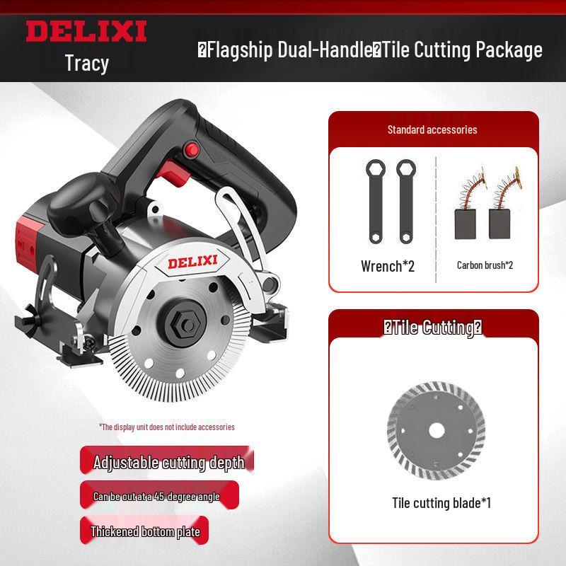 High-Power Multifunctional Handheld Electric Saw for Marble, Wood, Tile, Stone, Metal.