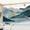 Natural Scenery Sun Forest Mountain Tapestry Wall Hanging Wall Hippie Wall Carpets Beauty Psychedelic Tapestry