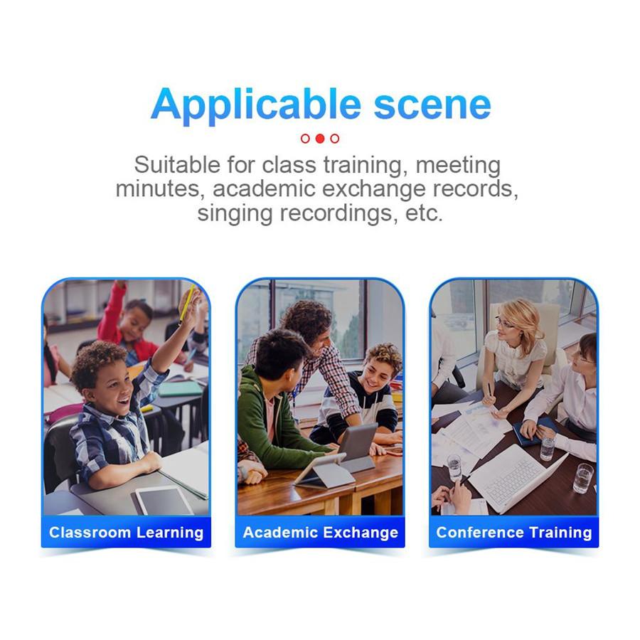 Hidden Voice Recorder Activated Digital Audio Sound Recording Device 16GB Black