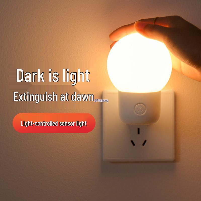 Automatic Smart Sensor Night Light: Plug-In Lamp Activates with Movement In Bedroom