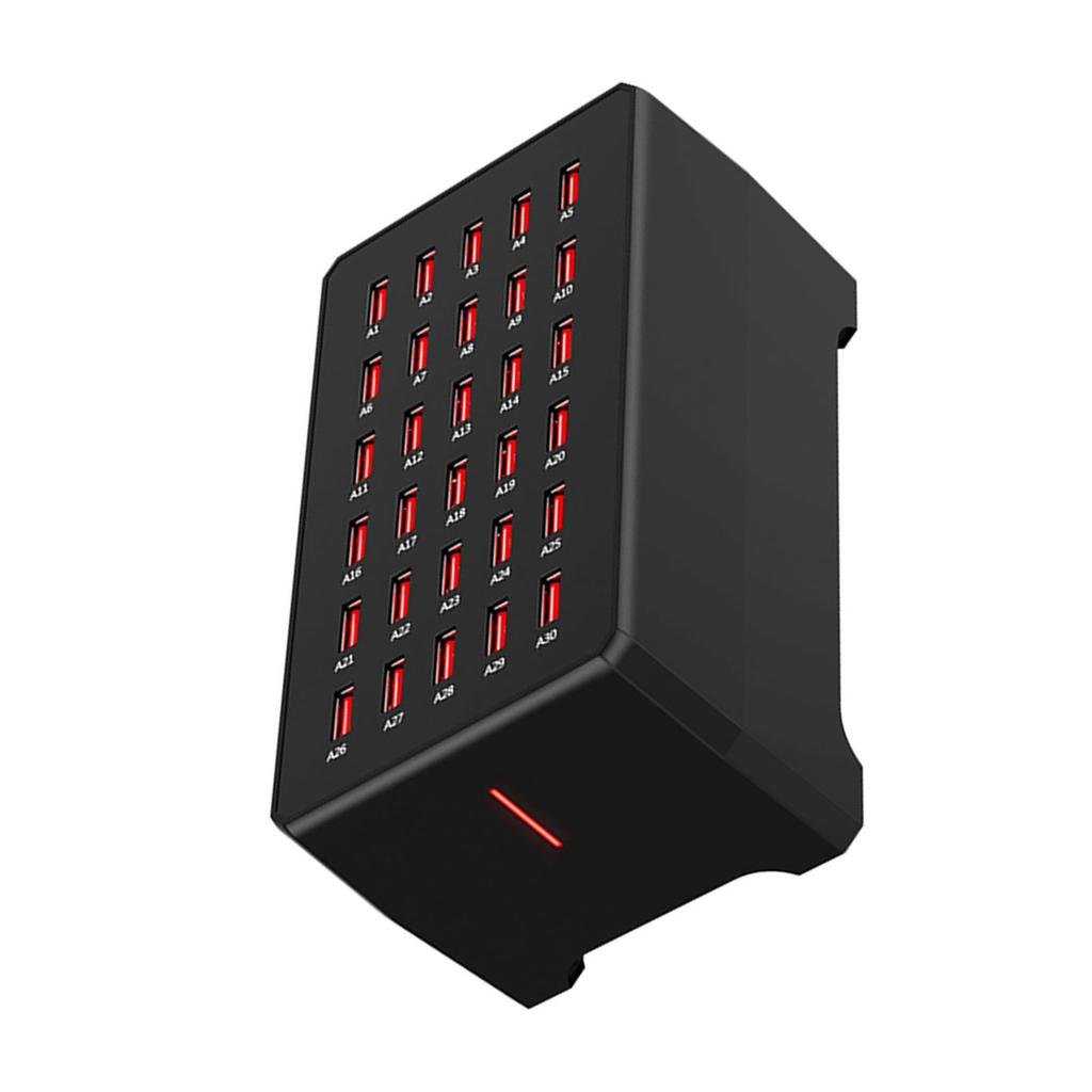 150W USB Charging Station USB Plug Charger 30 Port Desktop Charger Compatible with IOS & Android System And iPhone
