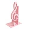Treble Clef Table Ornament 3D Printed Music Note Bookend, Decorative Shelf Organizer, Modern Desk Decor for Home Book Office Study, Heavy Base Sturdy