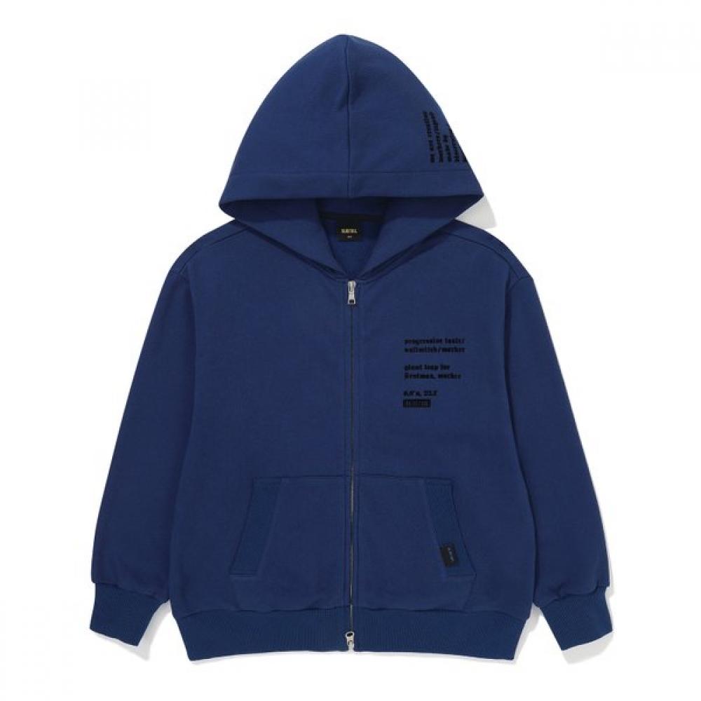 Bluetail Hoodie Color Block Pocket Blue Azg3jp03bu