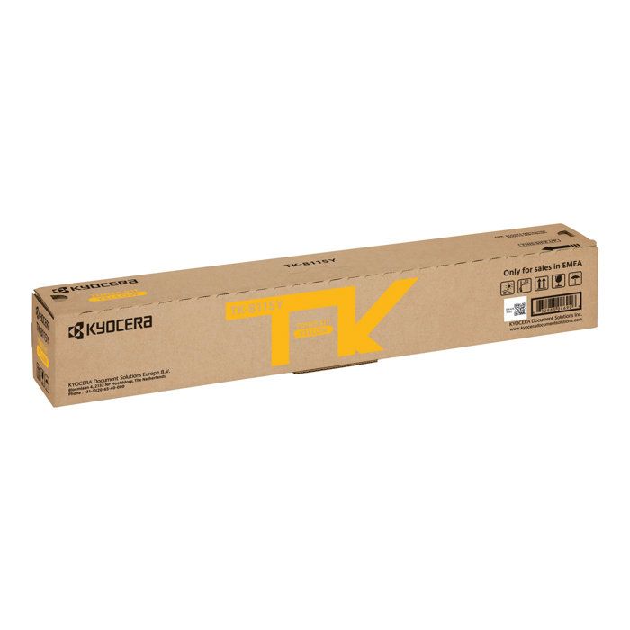 Cartouche De Toner Jaune Kyocera TK 8115Y Pour ECOSYS M8124cidn, M8124cidn-KL3, M8130cidn, M8130cidn-KL3