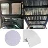 Set Of 10 Automotive Sound Insulation Mats, Aluminum Foil Backed Insulation Pads Dampening Sheets For Car Door Ceilings