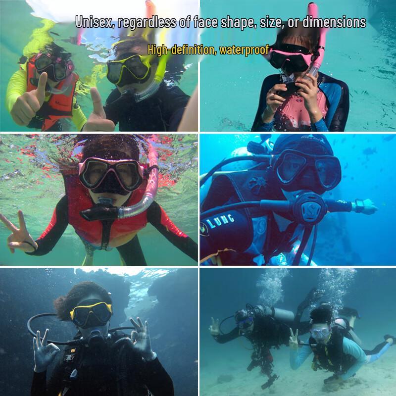 Qianyu M269 Scuba Diving Myopia Mask Set