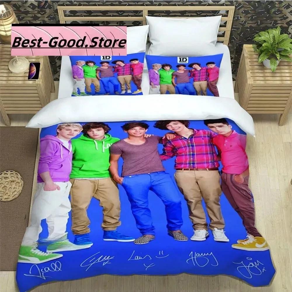 O-ONE Musikband D-Direction Bettwäsche-Set Bettwäsche-Set mit Kissenbezug Bettdeckenbezug Weich Einzel Doppel Queen Super King Größe