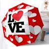 1pc Love Heart Sticker Automatic Open/Close Folding Umbrella - Compact 8-Rib Design, Daily Use, Perfect Gift for Friends & Family Yy251124198