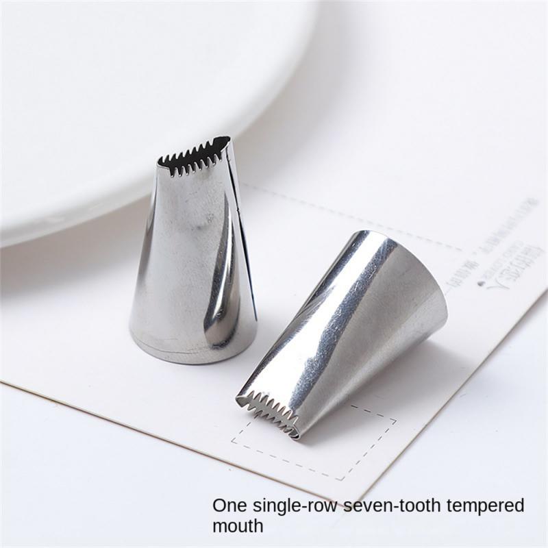 Duze Sfaturi pentru decorarea prăjiturii Cremă pentru glazură din oțel inoxidabilDuze Pungi de patiserie Diy Strângere pentru coacere Pungă de montare lucrată manual