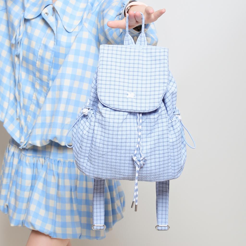 A Korean-style Niche Design Drawstring Backpack for Women, A Travel and Leisure Schoolbag
