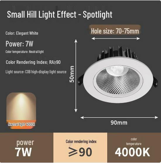 

Recessed Commercial Spotlights: Ceiling, Wall, and Clothing Store Downlights Default Option