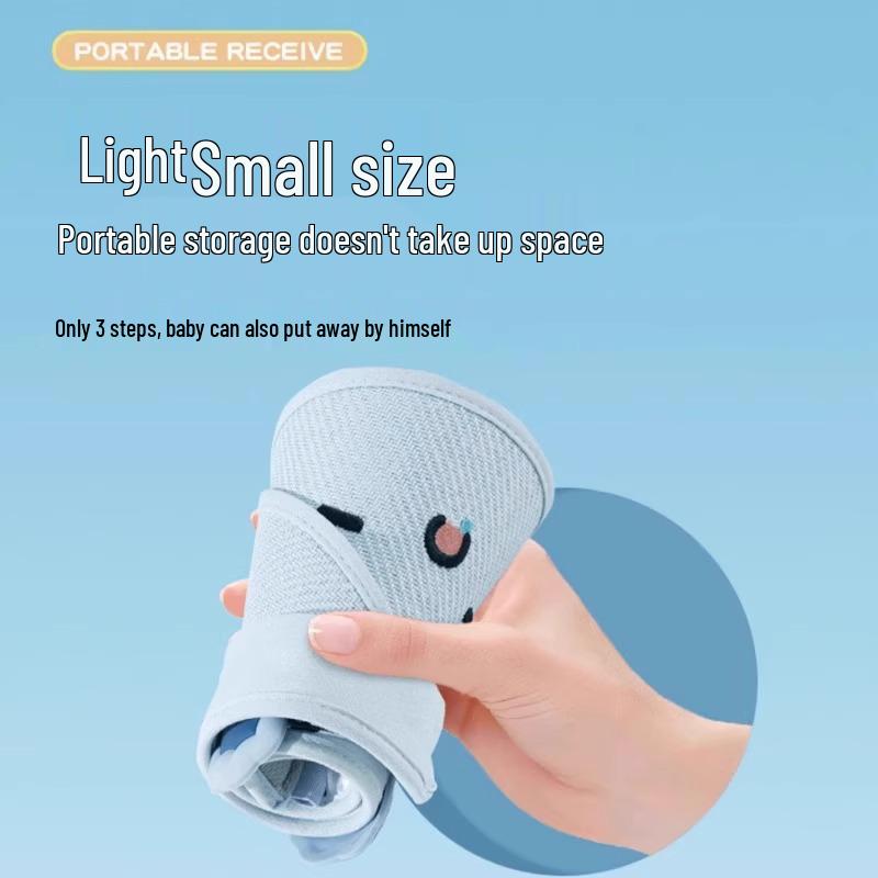 Children's Summer Sun Hat with UV Protection - Breathable, Large Brim, Cute Cartoon Design