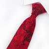 Brocade Fabric Festive Chinese Dragon Pattern Wedding Tie, Groom Best Man Tie