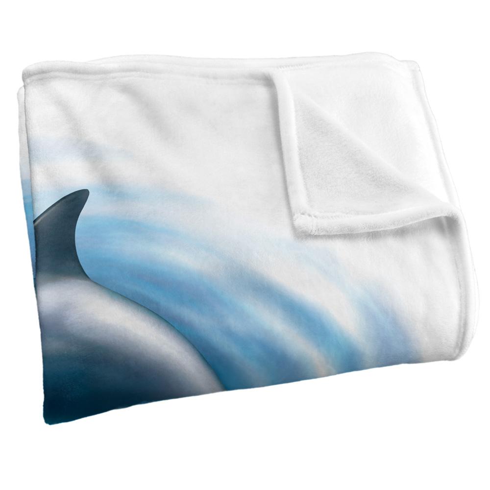 Royce McClure Dolphin World Silky Supersoft Blanket