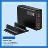 200W GaN Multi-Port Charger for Apple Laptops: 6-Port PD Fast Charging Plug