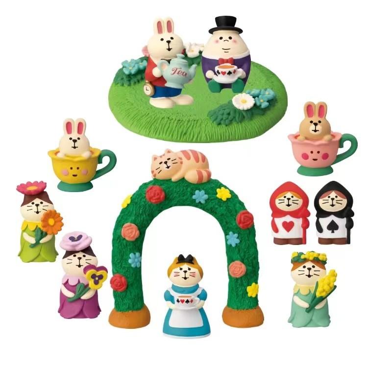 Alice Garden Bunny Resin Sculpture With Unique Craftsmanship For Gift Ideas