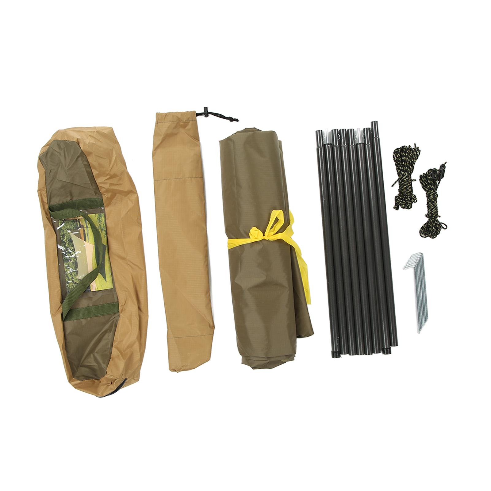 

Тент водонепроницаемый УФ-блокирующий портативный солнцезащитный парус для кемпинга патио сад