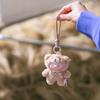 Lulu Maialino Orsacchiotto Mini Serie Sussurro Naturale Ciondolo Peluche Giocattolo Morbido Kawaii Cordino per Telefono Portachiavi di Peluche