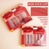 QICI Velvet Matte Lip Glaze Set - Non-Stick, New Makeup Essential