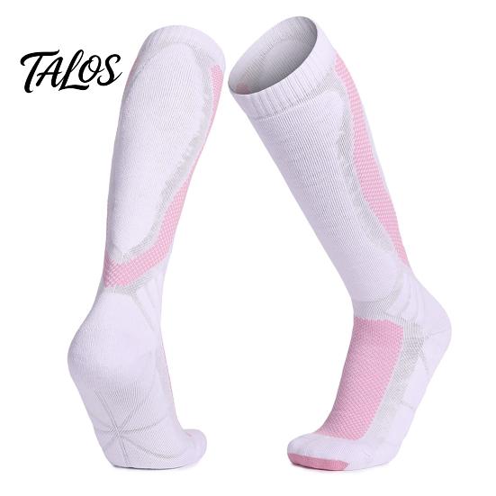 Protective Snow Gear Socks Cotton Ski for Men Women, Winter Thermal Snowboard with Support, Heavy Duty Camping Non-Slip Warm Skiing Snowboarding