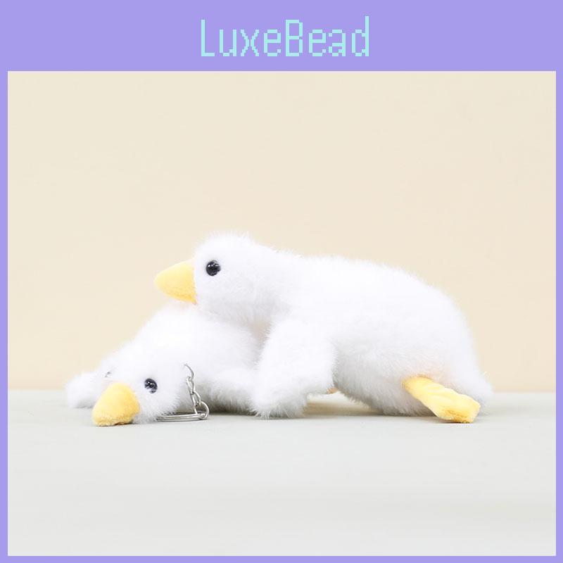 Keychain Soft Plush Goose Pendant Compact Size Travel Bag Ornament Gift Doll