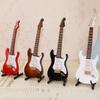 Wooden Mini Wooden Electric Guitar Mini Musical Instrument Model  Room Decoration