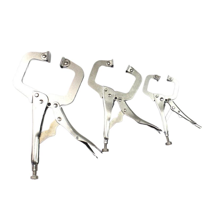 Steel C Clamp Vise Grip Locking Welding Pliers Wood Tenon Locator Tool Tools Herramientas De Mano Ferramentas Man