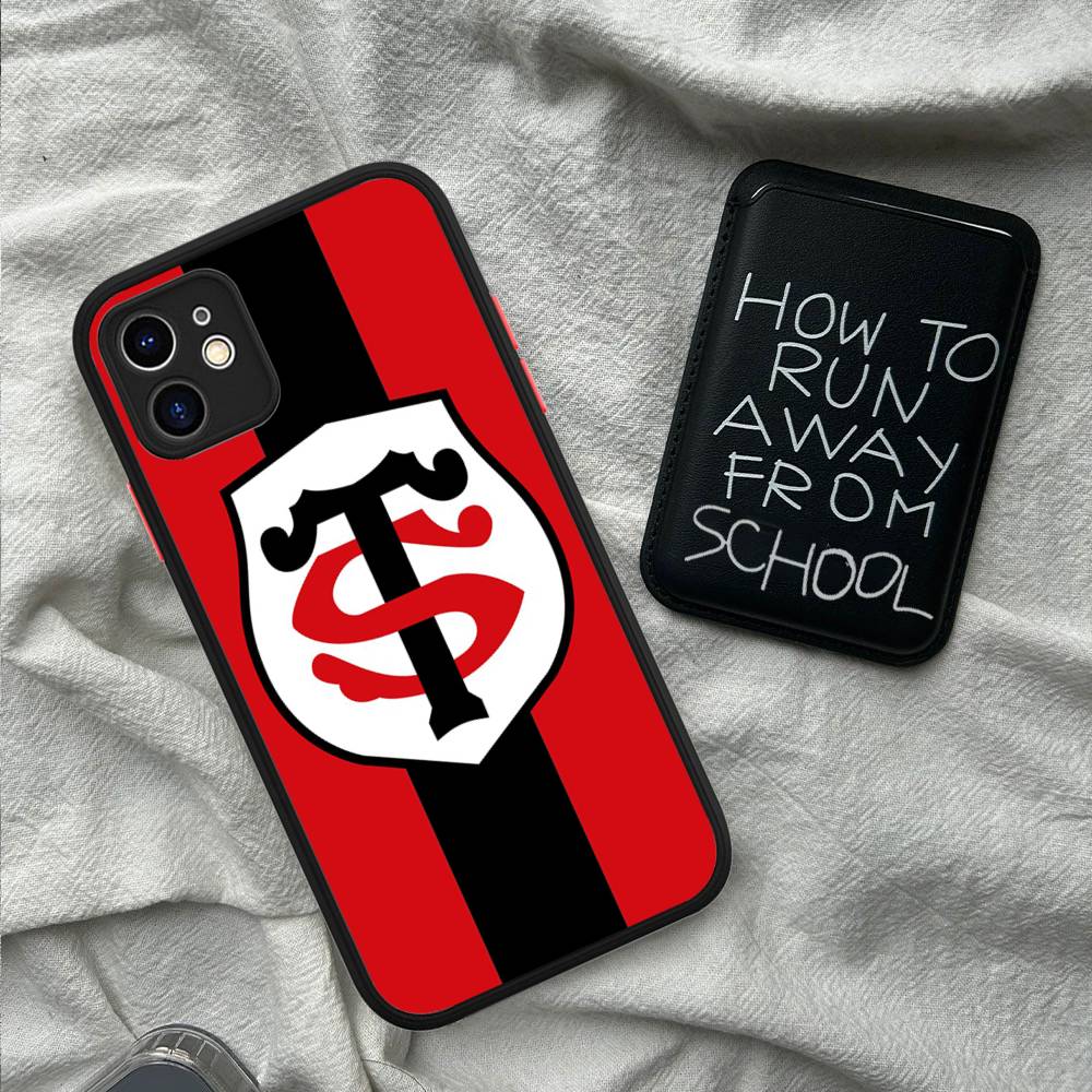 Stade-Toulousain Phone Case For IPhone 16 15 14 X XR XS 7 8 Plus 11 12 13 Pro MAX 13mini Matte Shockproof Case